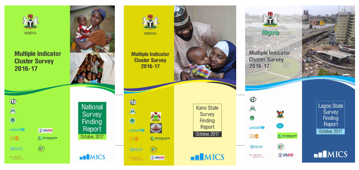 NIGERIA NATIONAL, KANO STATE & LAGOS STATE REPORTS RELEASED - UNICEF MICS